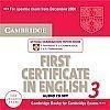 Cambridge First Certificate in English 3 Audio CDs (2)