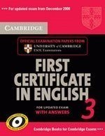 Cambridge First Certificate in English 3 Self-Study Pack (Student's Book with Answers and Audio CDs (2))