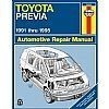 Toyota Previa 91 95 Repair Manual       
